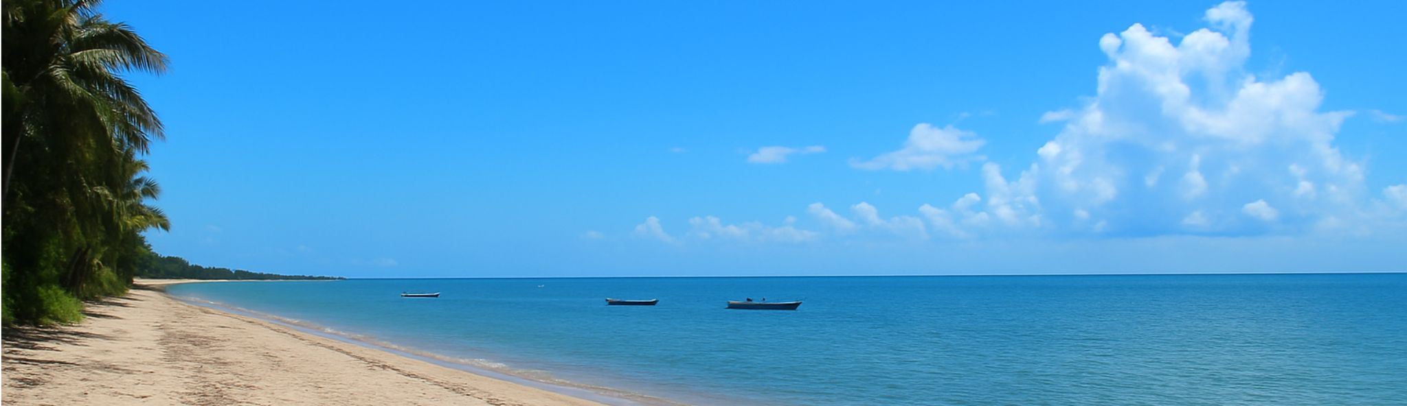 Beach view in Mombasa, Kenya